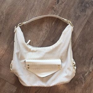 OLIVIA + JOY synthetic leather white purse